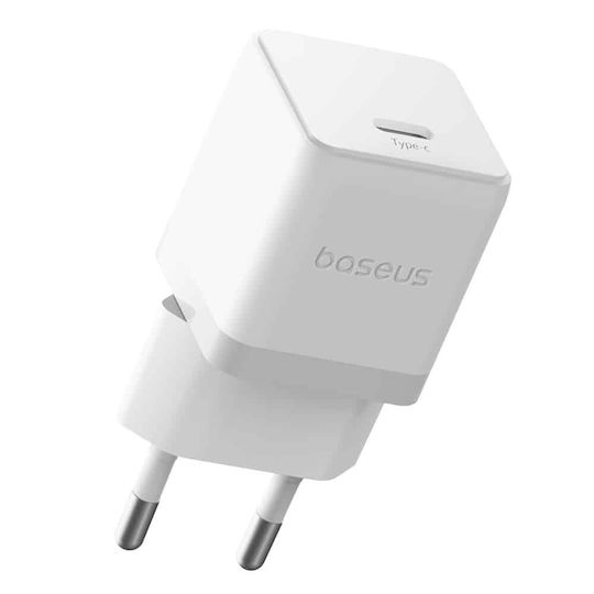 Baseus Φορτιστής Χωρίς Καλώδιο με Θύρα USB-C 30W Power Delivery Λευκός (Palm) - Image 5