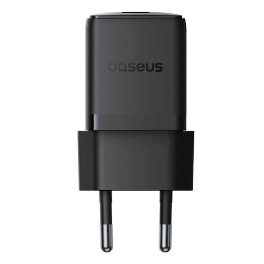 Baseus Φορτιστής με Θύρα USB-C και Καλώδιο USB-C - USB-C 20W Power Delivery Μαύρος (Palm) - Image 3
