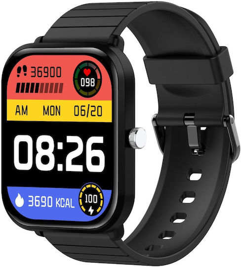 Celly TRAINERMATE2 45mm Smartwatch (Μαύρο) - Image 3