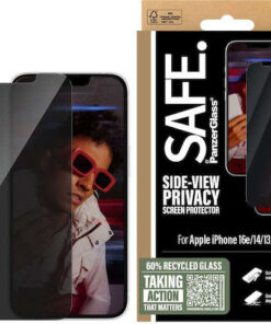 Safe Privacy Tempered Glass (iPhone 16e / 14 / 13 / 13 Pro)