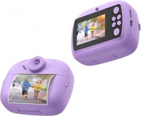 Celly KIDSCAMPRINTVL Παιδική Φωτογραφική Μηχανή με Θερμική Εκτύπωση Μωβ - Image 2