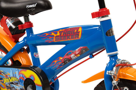 Hot Wheels 12" Παιδικό Ποδήλατo BMX Μπλε - Image 3
