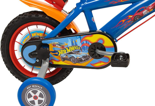 Hot Wheels 12" Παιδικό Ποδήλατo BMX Μπλε - Image 9