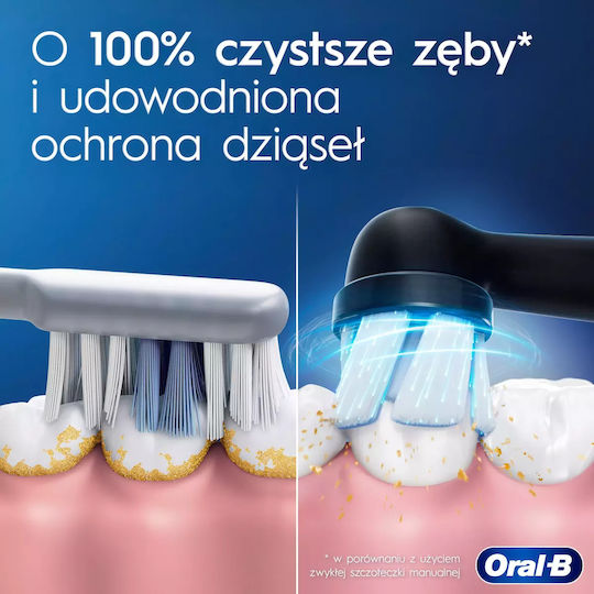 Oral-B Io Series 2 Ηλεκτρική Οδοντόβουρτσα με Αισθητήρα Πίεσης και Θήκη Ταξιδίου Μαύρη - Image 5