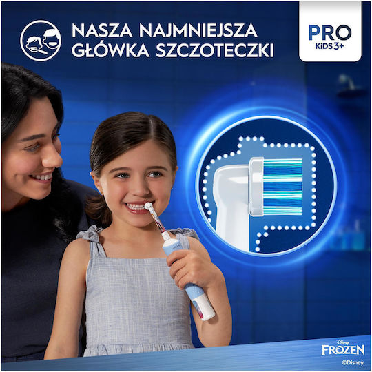 Oral-B Vitality Pro Παιδική Ηλεκτρική Οδοντόβουρτσα με Χρονόμετρο για 3+ Χρονών Frozen - Image 7