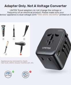 Alternative view of Unitek Φορτιστής Χωρίς Καλώδιο 65W Power Delivery / Quick Charge 3.0 Μαύρος (P1122A)