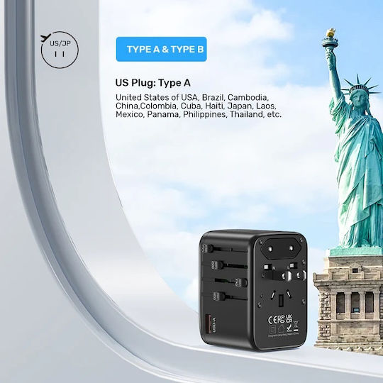 Unitek Φορτιστής Χωρίς Καλώδιο 65W Power Delivery / Quick Charge 3.0 Μαύρος (P1122A) - Image 9