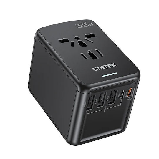 Unitek Φορτιστής Χωρίς Καλώδιο 35W Power Delivery / Quick Charge 3.0 Μαύρος (P1121ABK01) - Image 10
