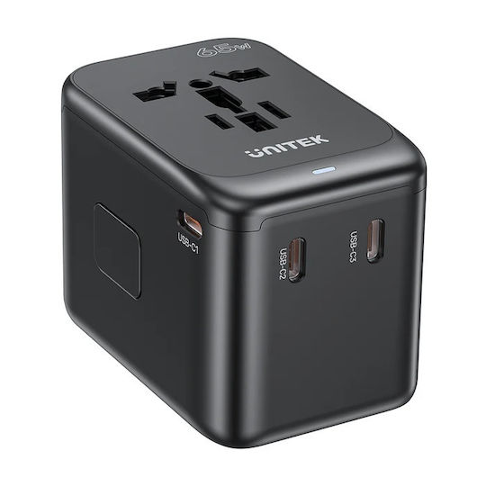 Unitek Φορτιστής Χωρίς Καλώδιο 65W Power Delivery / Quick Charge 3.0 Μαύρος (P1122A) - Image 11