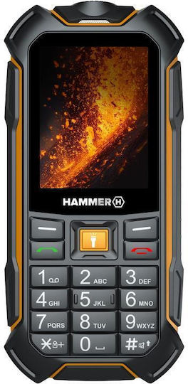Hammer Boost 2 LTE Dual SIM Ανθεκτικό Κινητό με Κουμπιά Μαύρο - Image 2