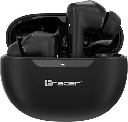 Tracer T10 In-ear Bluetooth Handsfree Ακουστικά με Θήκη Φόρτισης Μαύρα - Image 3