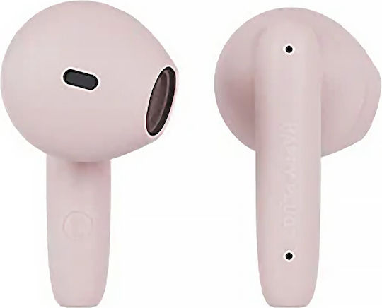 Happy Plugs Joy Lite In-ear Bluetooth Handsfree Ακουστικά με Θήκη Φόρτισης Ροζ - Image 2