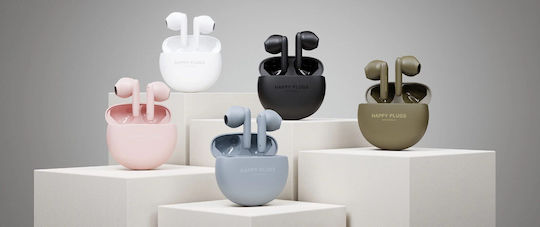 Happy Plugs Joy Lite In-ear Bluetooth Handsfree Ακουστικά με Θήκη Φόρτισης Ροζ - Image 3