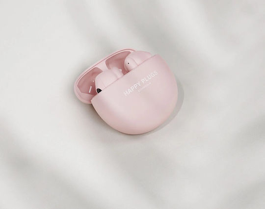 Happy Plugs Joy Lite In-ear Bluetooth Handsfree Ακουστικά με Θήκη Φόρτισης Ροζ - Image 5