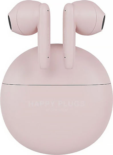 Happy Plugs Joy Lite In-ear Bluetooth Handsfree Ακουστικά με Θήκη Φόρτισης Ροζ - Image 6