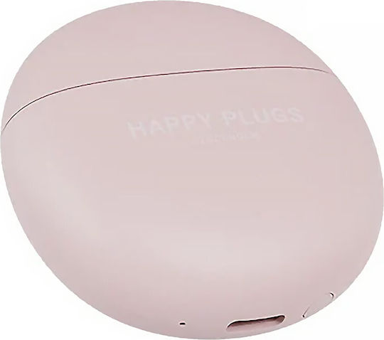Happy Plugs Joy Lite In-ear Bluetooth Handsfree Ακουστικά με Θήκη Φόρτισης Ροζ - Image 7