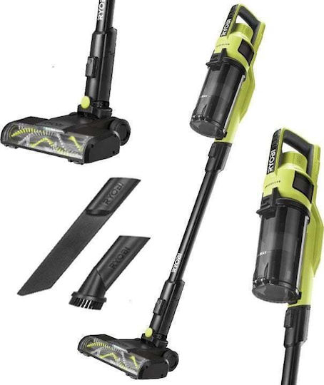 Ryobi Επαναφορτιζόμενη Σκούπα Stick 18V Πράσινη