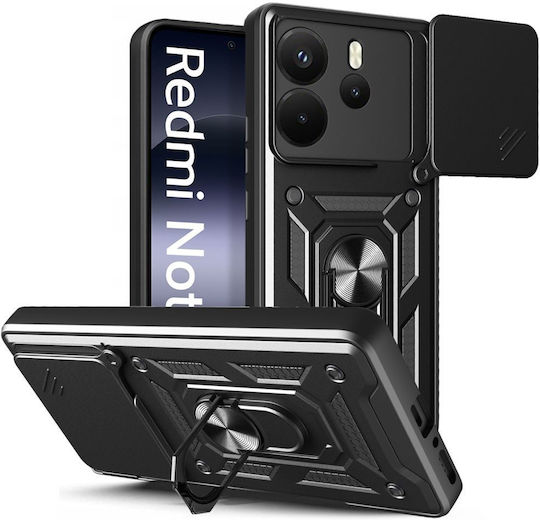 Tech-Protect Camshield Pro Back Cover Σιλικόνης / Πλαστικό Μαύρο (Redmi Note 14 4G)