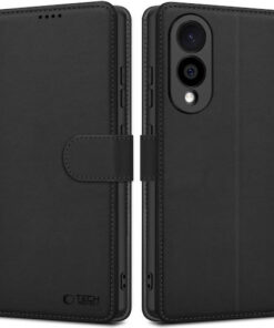 Tech-Protect Wallet Σιλικόνης Μαύρο (Galaxy S25)