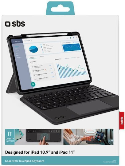 SBS Αδιάβροχη με Πληκτρολόγιο Μαύρη (iPad Air, iPad Pro) - Image 4