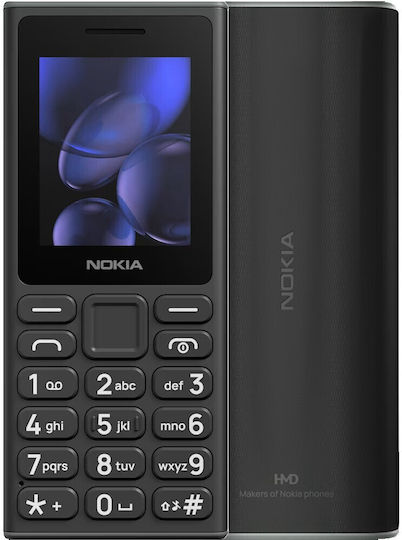 Nokia 105 (2024) Dual SIM Κινητό με Κουμπιά (Αγγλικό Μενού) Μαύρο - Image 4