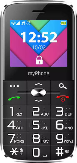 MyPhone Halo C Dual SIM Κινητό με Μεγάλα Κουμπιά Μαύρο - Image 5