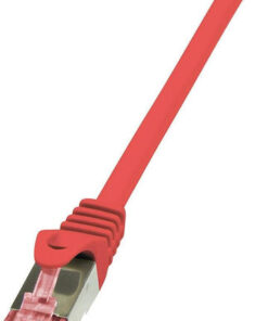 LogiLink S/FTP Cat.6 Καλώδιο Δικτύου Ethernet 1m Κόκκινο 1τμχ CQ2034S