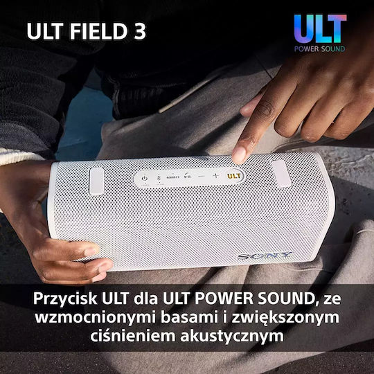 Sony ULT FIELD 3 Αδιάβροχο Ηχείο Bluetooth 27W με Διάρκεια Μπαταρίας έως 24 ώρες Λευκό - Image 8