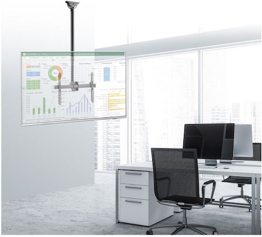Techly ICA-CPLB 946S Βάση Τηλεόρασης Οροφής έως 70" και 50kg - Image 3