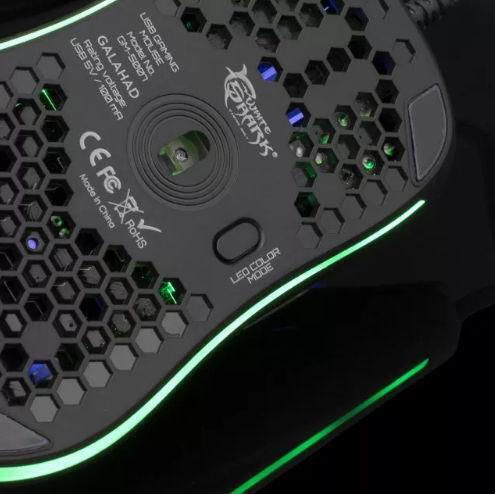 White Shark Galahad RGB Gaming Ποντίκι 6400 DPI Μαύρο - Image 4