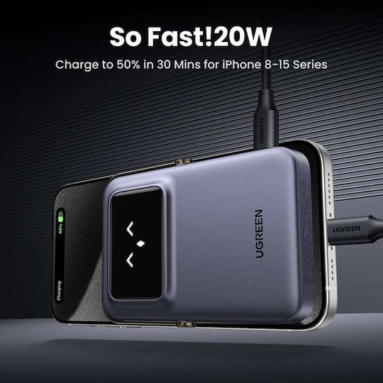 Ugreen PB571 Power Bank 5000mAh 18W με Θύρα USB-C Γκρι - Image 6