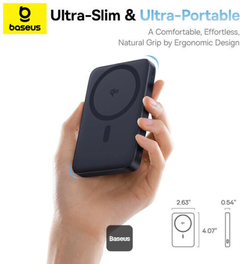 Baseus PicoGo MagSafe Power Bank 5000mAh 20W με Θύρα USB-C Μπεζ - Image 3