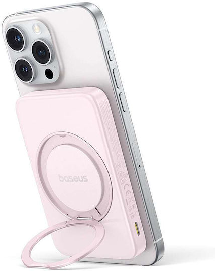 Baseus PicoGo MagSafe Power Bank 5000mAh 20W με Θύρα USB-C Ροζ - Image 6