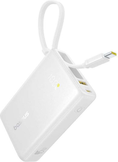 Baseus PicoGo Power Bank 10000mAh 45W με Θύρα USB-C Λευκό - Image 3