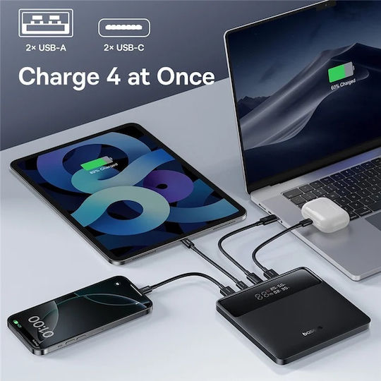 Baseus Blade H1 Lite Power Bank 20000mAh 100W με 2 Θύρες USB-A και 2 Θύρες USB-C Power Delivery / Quick Charge 3.0 / Quick Charge 4.0 Μαύρο - Image 6