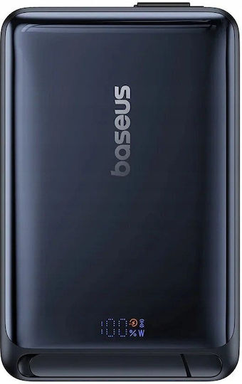 Baseus Nomos MagSafe Power Bank 10000mAh 45W με Θύρα USB-C Power Delivery Μαύρο - Image 3