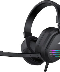 Alternative view of Barracuda Pearl Black Over Ear Gaming Headset με σύνδεση 2x3.5mm / USB