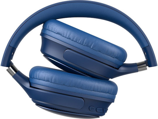 Tonsil Ασύρματα Bluetooth Over Ear Ακουστικά με Ραδιόφωνο με 55 ώρες Λειτουργίας Blue - Image 5