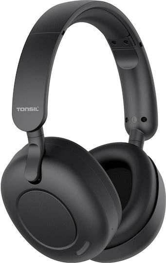 Tonsil Ασύρματα Bluetooth Over Ear Ακουστικά Μαύρα - Image 5
