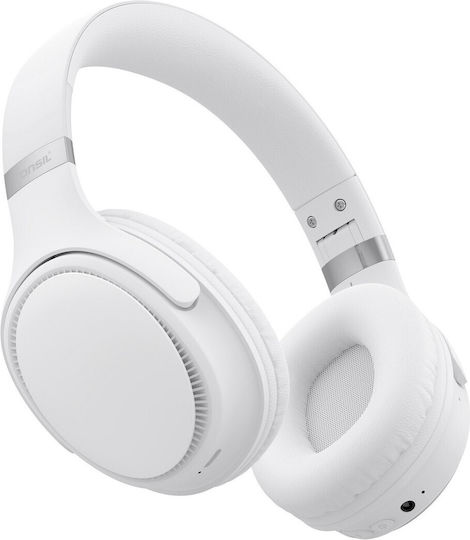 Tonsil Ασύρματα Bluetooth Over Ear Ακουστικά με Ραδιόφωνο με 55 ώρες Λειτουργίας Λευκά - Image 3