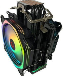 Alternative view of Rampage Octagon C60 Ψύκτρα Επεξεργαστή Διπλού Ανεμιστήρα για Socket 1700/AM5 με ARGB Φωτισμό