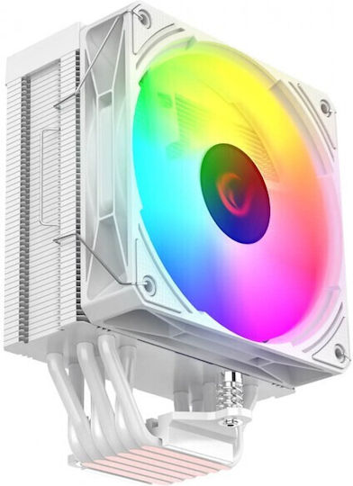 Rampage Octagon C70 Ψύκτρα Επεξεργαστή για Socket 1700/AM5 με ARGB Φωτισμό Λευκή - Image 2