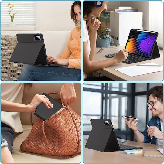 Tech-Protect Sc Pen Flip Cover με Πληκτρολόγιο Μαύρη (Xiaomi Pad 7, Xiaomi Pad 7 Pro) - Image 6