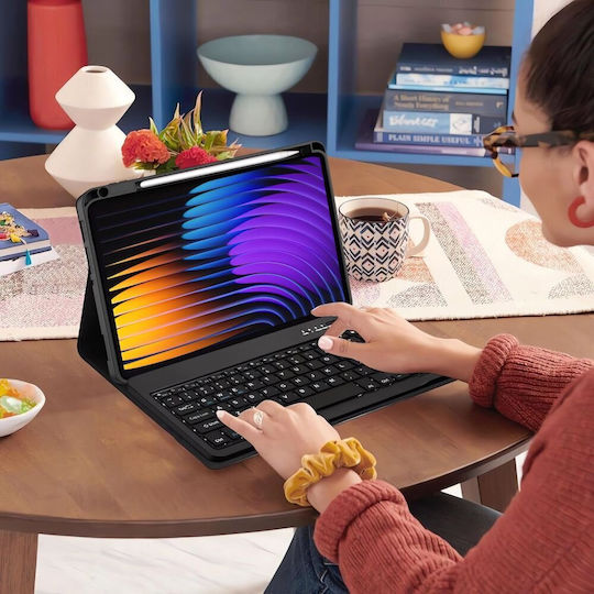 Tech-Protect Sc Pen Flip Cover με Πληκτρολόγιο Μαύρη (Xiaomi Pad 7, Xiaomi Pad 7 Pro) - Image 2
