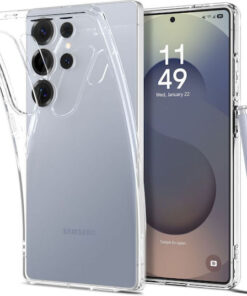 Alternative view of Spigen Liquid Crystal Back Cover Σιλικόνης 0.3mm Διάφανο (Galaxy S25 Ultra) ACS08948