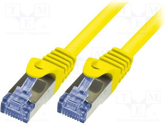 LogiLink U/UTP Cat.6a Καλώδιο Δικτύου Ethernet 10m Κίτρινο 1τμχ CQ3097S - Image 2