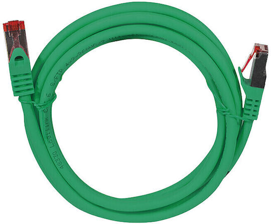 LogiLink U/UTP Cat.6 Καλώδιο Δικτύου Ethernet 10m Πράσινο 1τμχ CQ2095S - Image 2