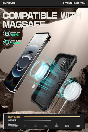 Supcase Ub Xt Mag Back Cover Σιλικόνης 1.8mm Μαύρο (Apple iPhone 16e) - Image 10