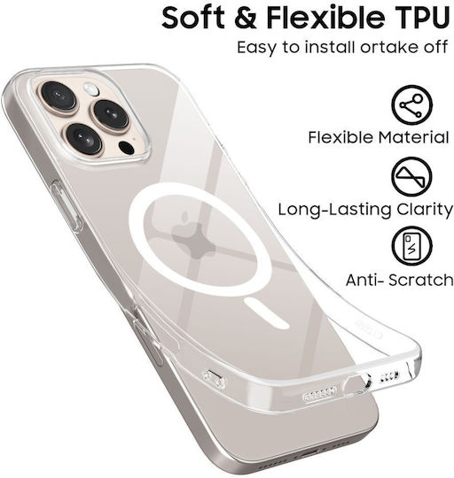 Tech-Protect Flexair Back Cover Σιλικόνης Διάφανο (iPhone 17e / 16e) TPFHIP16E - Image 3