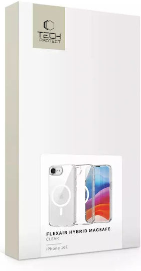 Tech-Protect Flexair Hybrid Back Cover Δερματίνης / Σιλικόνης Διάφανο (iPhone 17e / 16e) - Image 6
